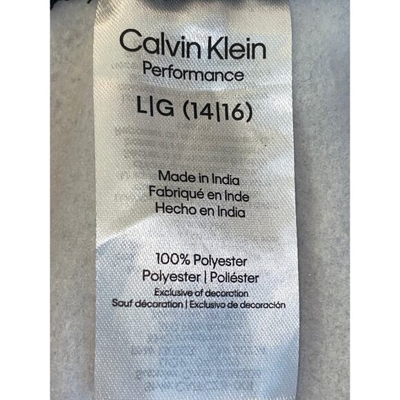 Calvin Klein Youth Performance Athletic Pants‎ - Size L (14/16) - Fleece Lining - Picture 7 of 10